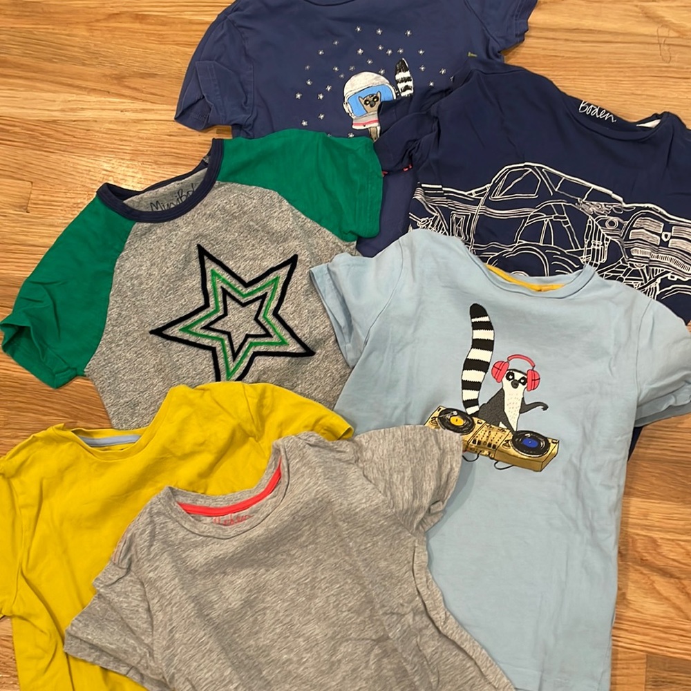 Boys Mini Boden tee kit size 7/8 Lemurs!!